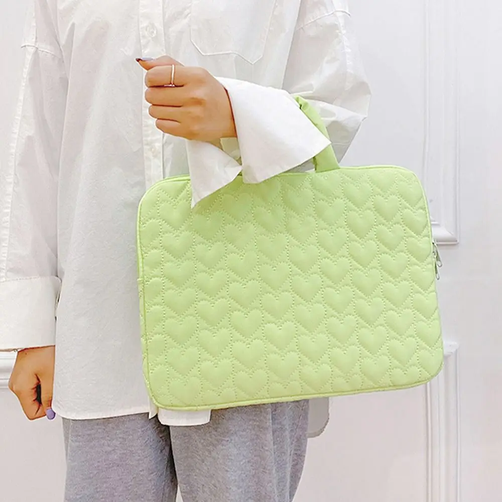 Сумка-чехол для ноутбука на молнии модная однотонная женская сумка хранения 14