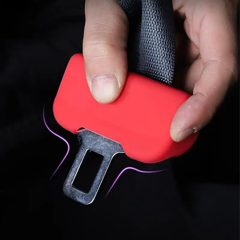 

Модный защитный силиконовый чехол для ремня безопасности Tesla Model3, аксессуары для интерьера, автомобильный защитный рукав, зажим для ремня безопасности
