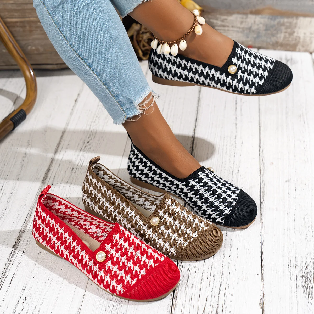 Лоферы На Плоской Подошве С Перекрестными Ремешками Дышащие Сетчатые Тапочки