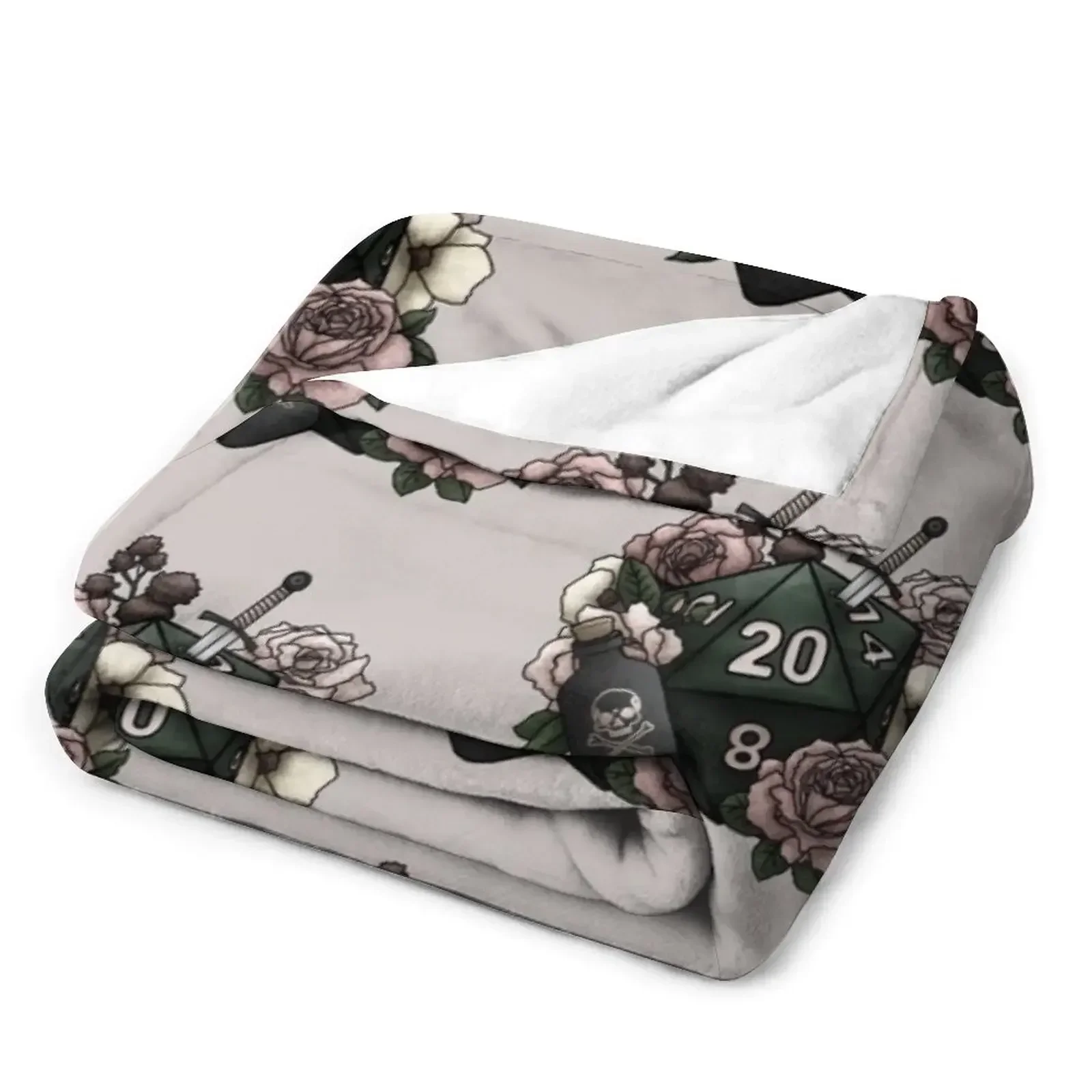 Rogue Class D20 - настольное игровое одеяло с кубиками милые клетчатые тонкие одеяла в