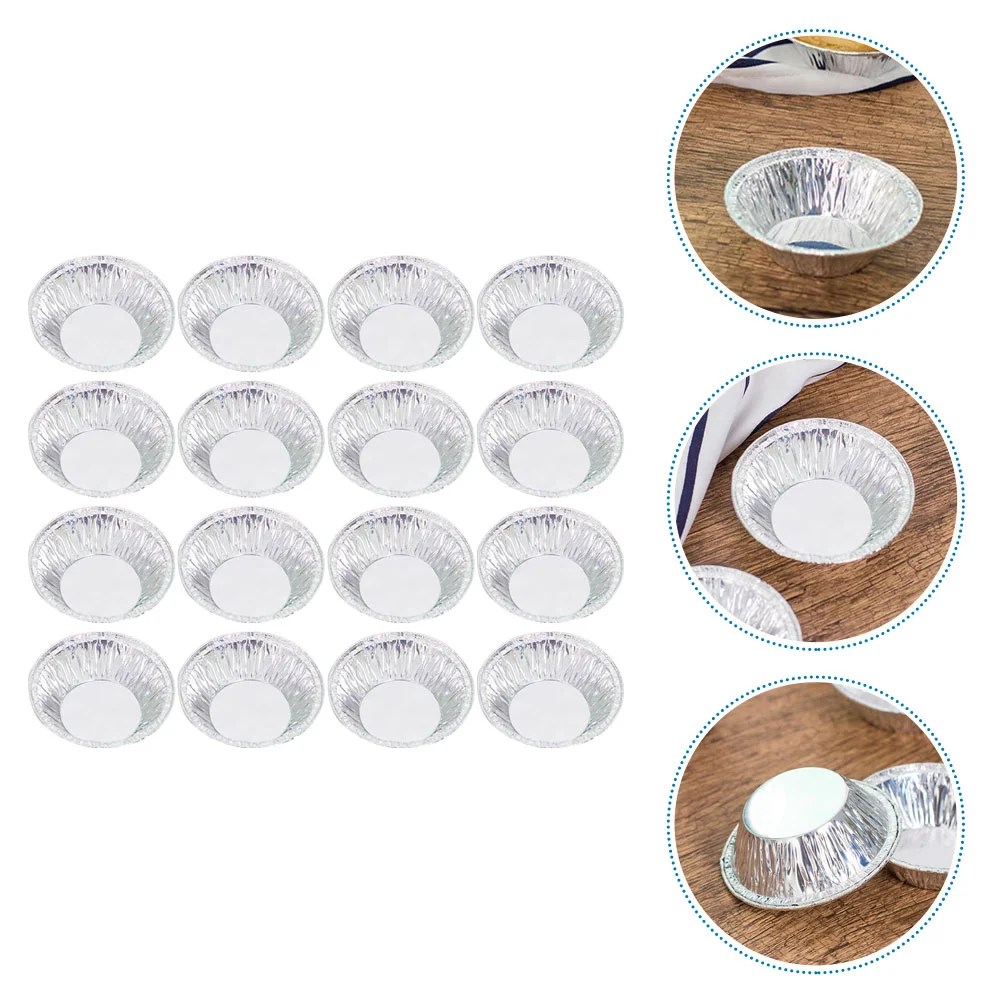 

300Pcs Tinfoil Moulds Mini Pans Kitchen Moulds for Cake House