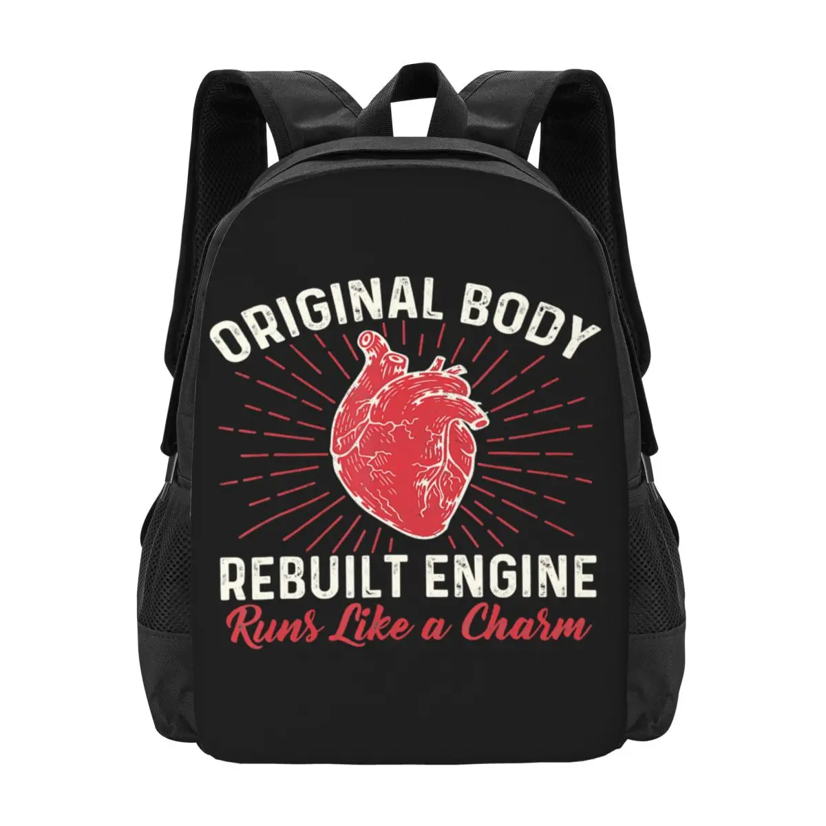 Оригинальный корпус перестроенный двигатель сердечный ритм рюкзак для