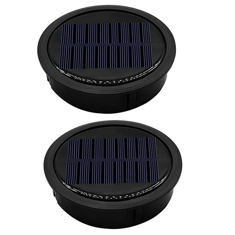 

2 Pack Big Solar Light Replacement Top For Outdoor Hanging Lanterns, More Powerful More Energy Efficient