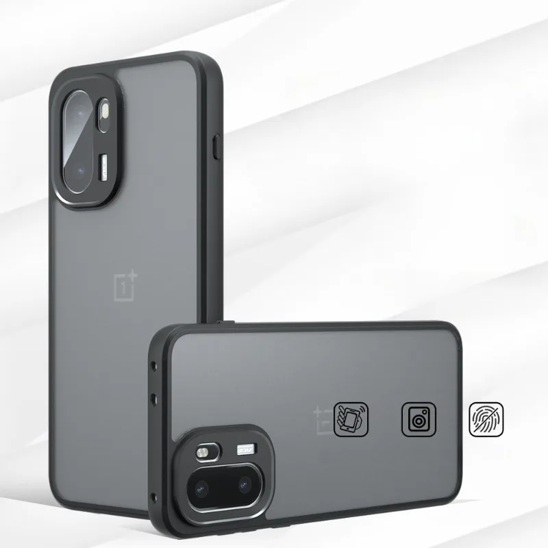 Фото Чехол для Oneplus ACE 6T, матовый, прозрачный, из ПК+ТПУ, задняя крышка для One Plus ACE6 T 15R, акриловый, противоударный, матовый бампер №2