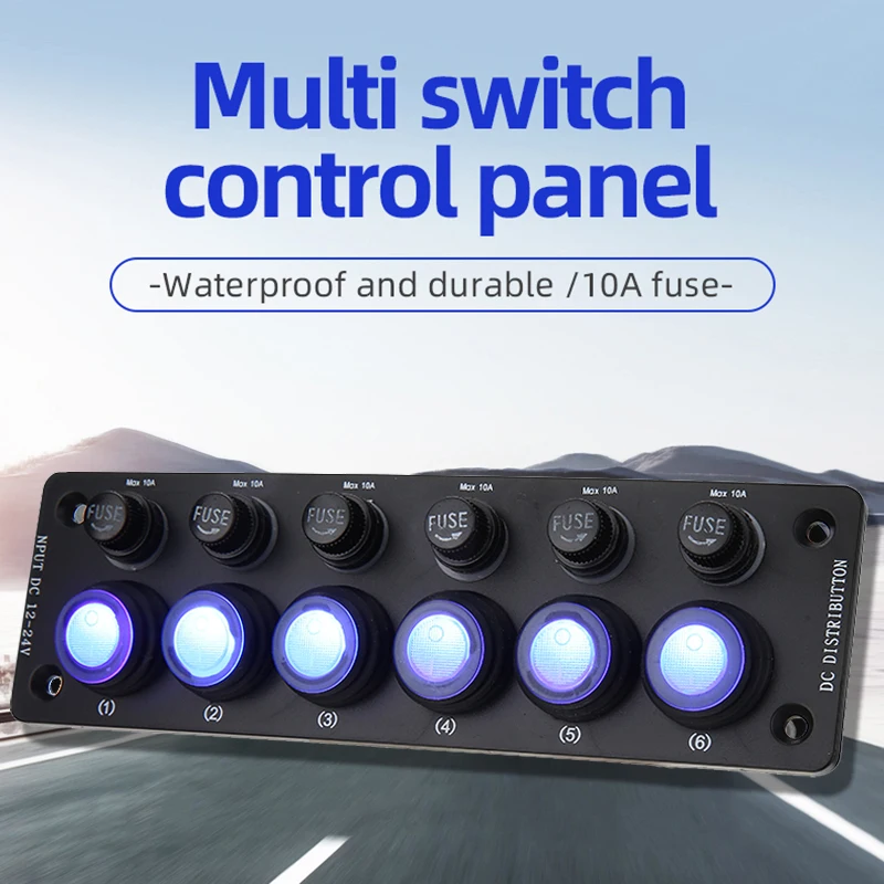 

1pc High Quality Car Toggle Switch Waterproof LED Light Rocker Toggle On/Off Switches Automobile Accessories