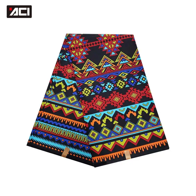 

ACI Wholesale African Wax Print Fabric 100% Cotton African Fabrics Real Wax Veritable Soft African Ankara Fabrics 6 Yards/Piece