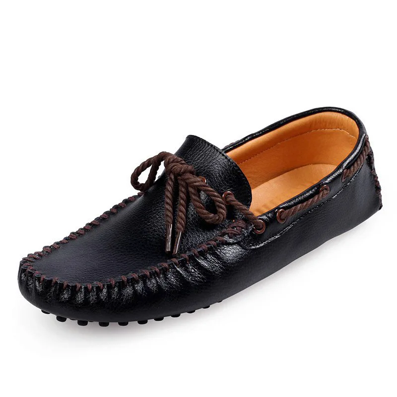 

Men's shoes round toe daily casual shoes lace up fashion casual trendy leather shoes men's business shoes 38-44 yards