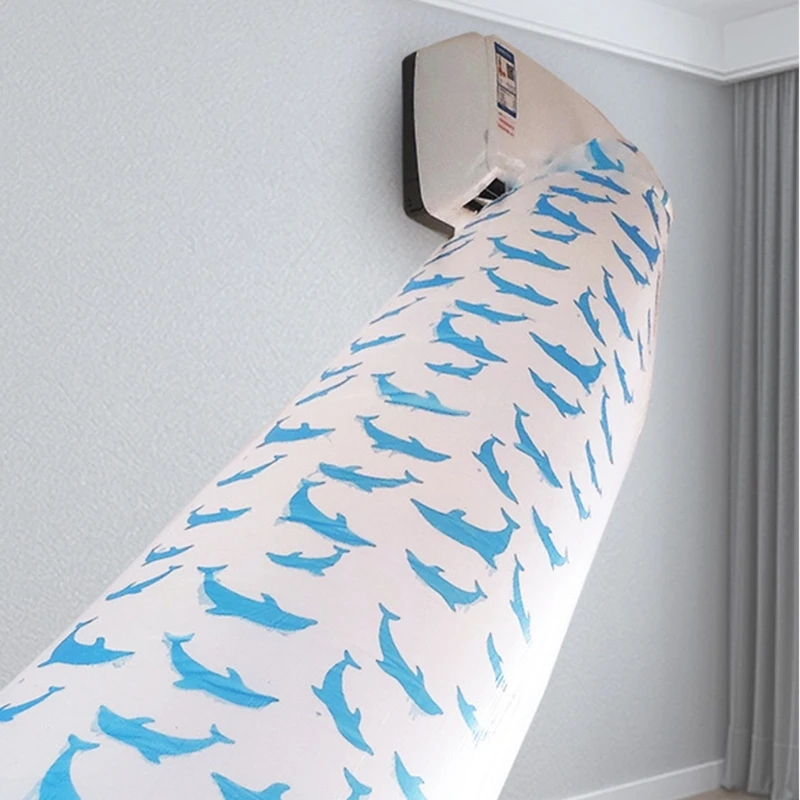 

Cartoon Fish Duct Extension Pipe Flexible Air Conditioner Exhaust Hose Air Conditioner Blowing Bag Pipe 8/10/16m