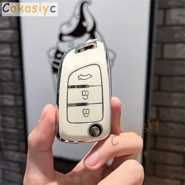 

Для Dongfeng E70 2021 2022 2023 AX7 2019 H30 Cross 2018 ТПУ чехол для автомобильного ключа, чехол для дистанционного управления, защитный брелок, автоаксессуары