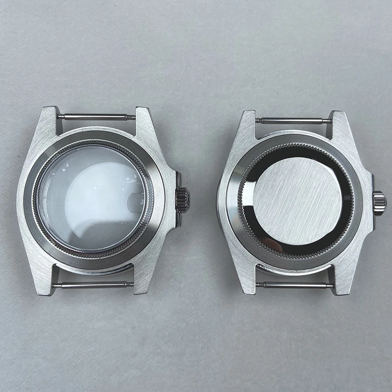 Корпус часов для дайвинга, 40 мм, сапфировое стекло для Seiko NH35 NH36 NH34 NH38 2824 Miyota 8215, автоматический механизм, серебряные детали для часов YACHT (art.: 3920cd7b0c5e2) - 3920cd7b0c5e2