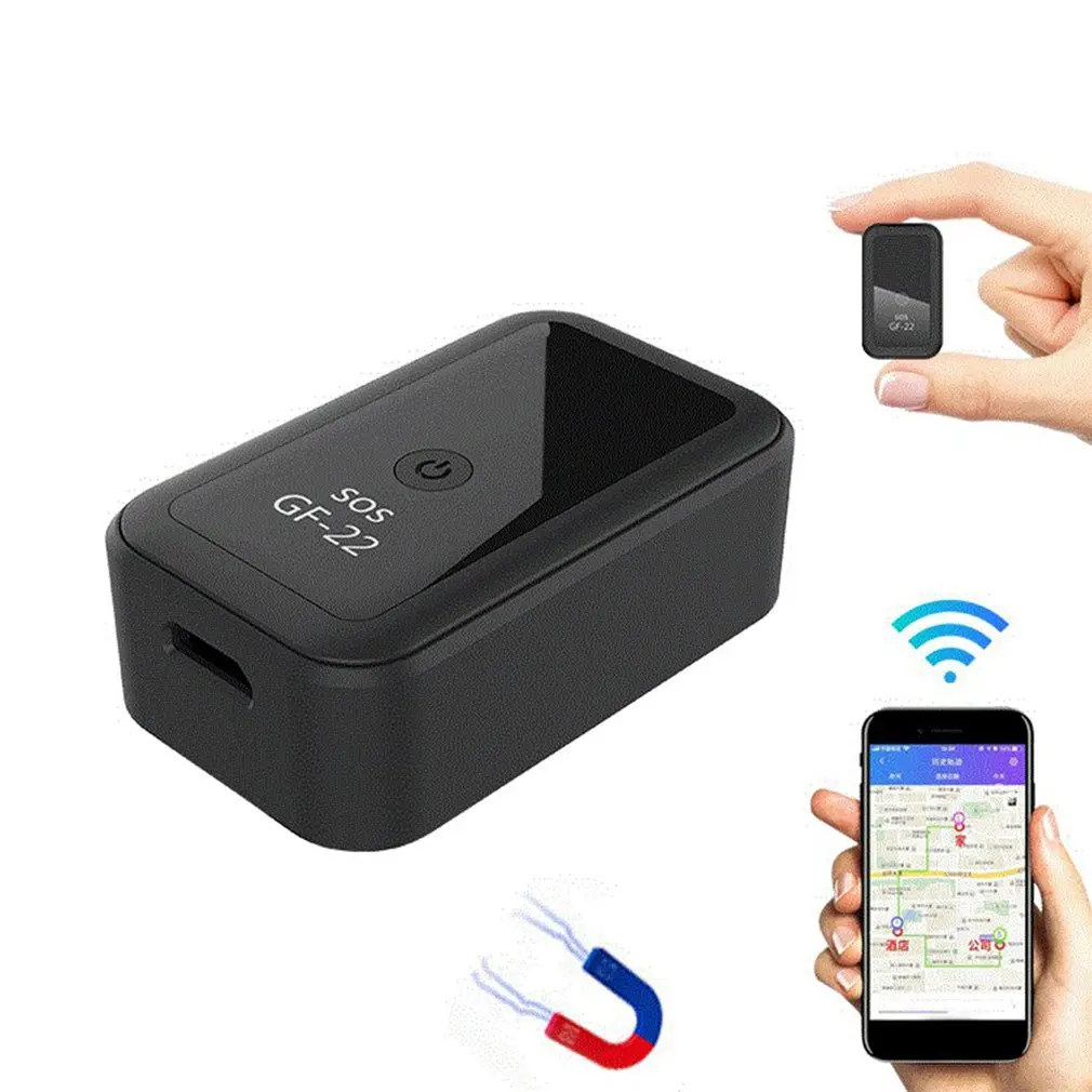 

Mini GPS Tracker GF22 Magnetic Vehicle Truck Locator Car LBS Tracker Anti-theft Alarm Global Positioning Device Voice Recorder