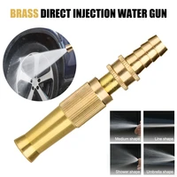 high pressure hose nozzle brass water hose nozzles for garden car window wall wash spray sprinkler quick connector 2022 hot