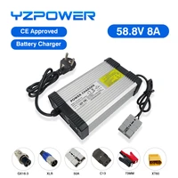 yzpower 42v 10a lithium battery charger for 36v lithium battery electric bike scooter aluminum metal case fast charger