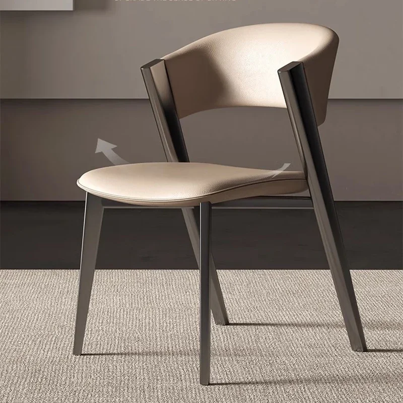 Salon Iron Art Обеденный стул Скандинавский комод для макияжа спальни Комфортное