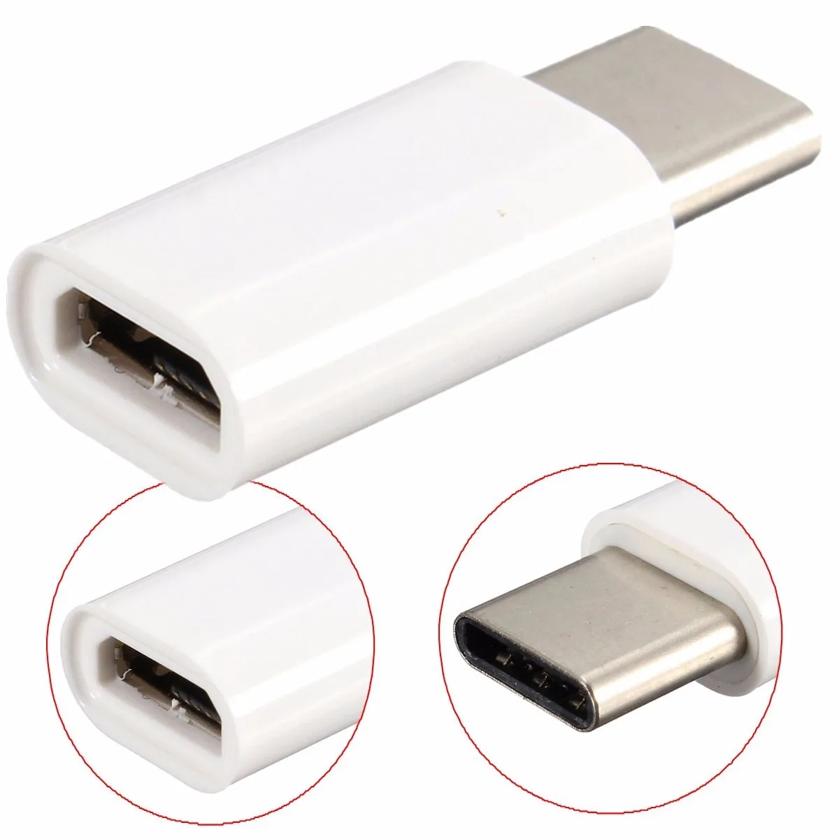 1 шт., адаптер USB 3,1 Type-C (папа)-Micro USB 2,0 (мама) для смартфона 1 шт., адаптер USB 3,1 Type-C (папа)-Micro USB 2,0 (мама) для смартфона