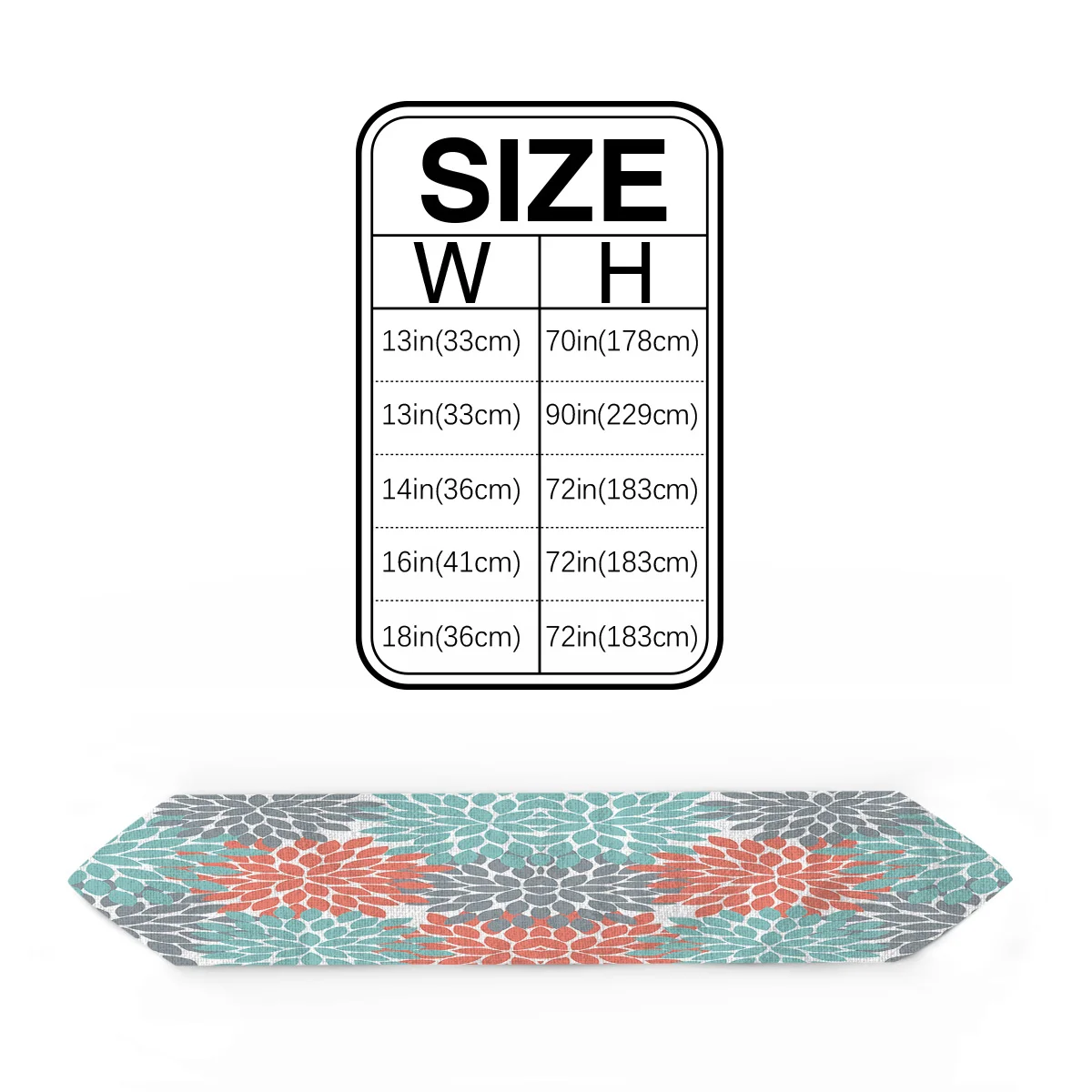 Многоцветный зеленый серый красный Настольный бегунок с флагом украшения для