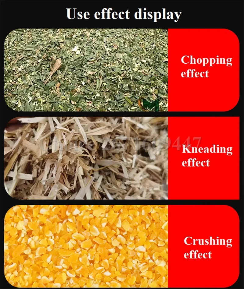 Автоматическая молотковая мельница для фермы силоса корма коров резак травы