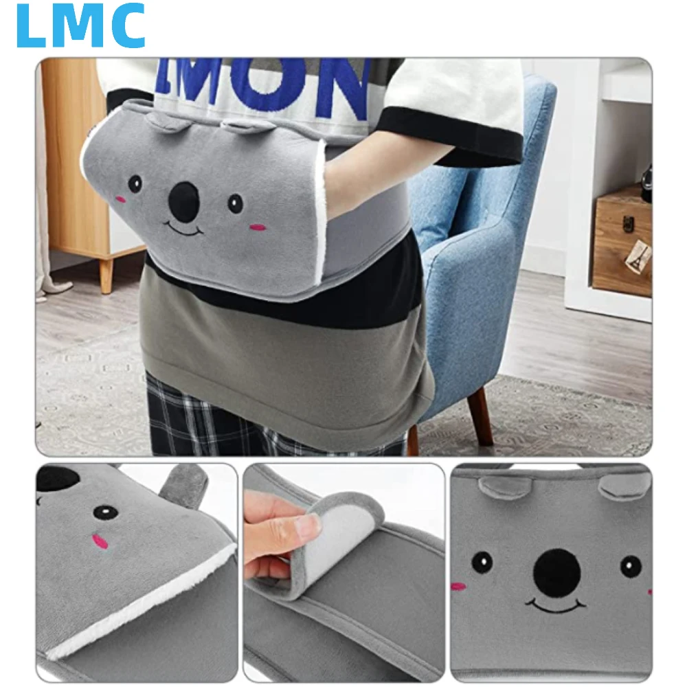 

LMC 3Pcs Hot Water Bags Warm Plush Pouch Waist Cover Belt Water Bottle Belt Large Hand Warmer For Home Warming Product Universal