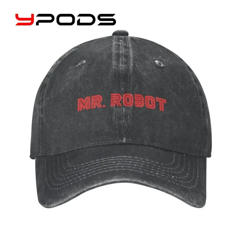 

Cotton Mr Robot Motorcycle Baseball Cap For Men Women Adjustable Dad Hat