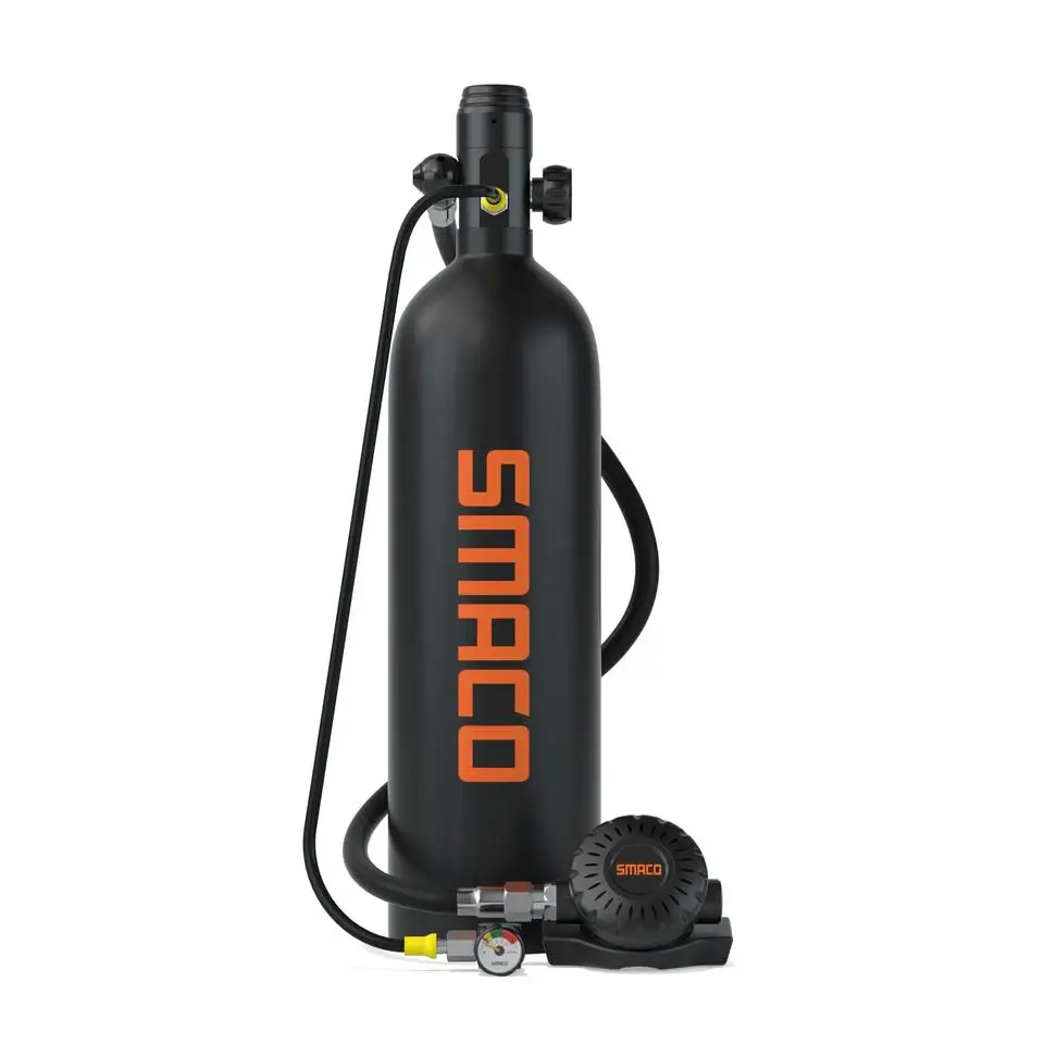 Фото Комплект снаряжения для дайвинга SMACO 2L S700 Pro: кислородный баллон на 30-35 минут №4