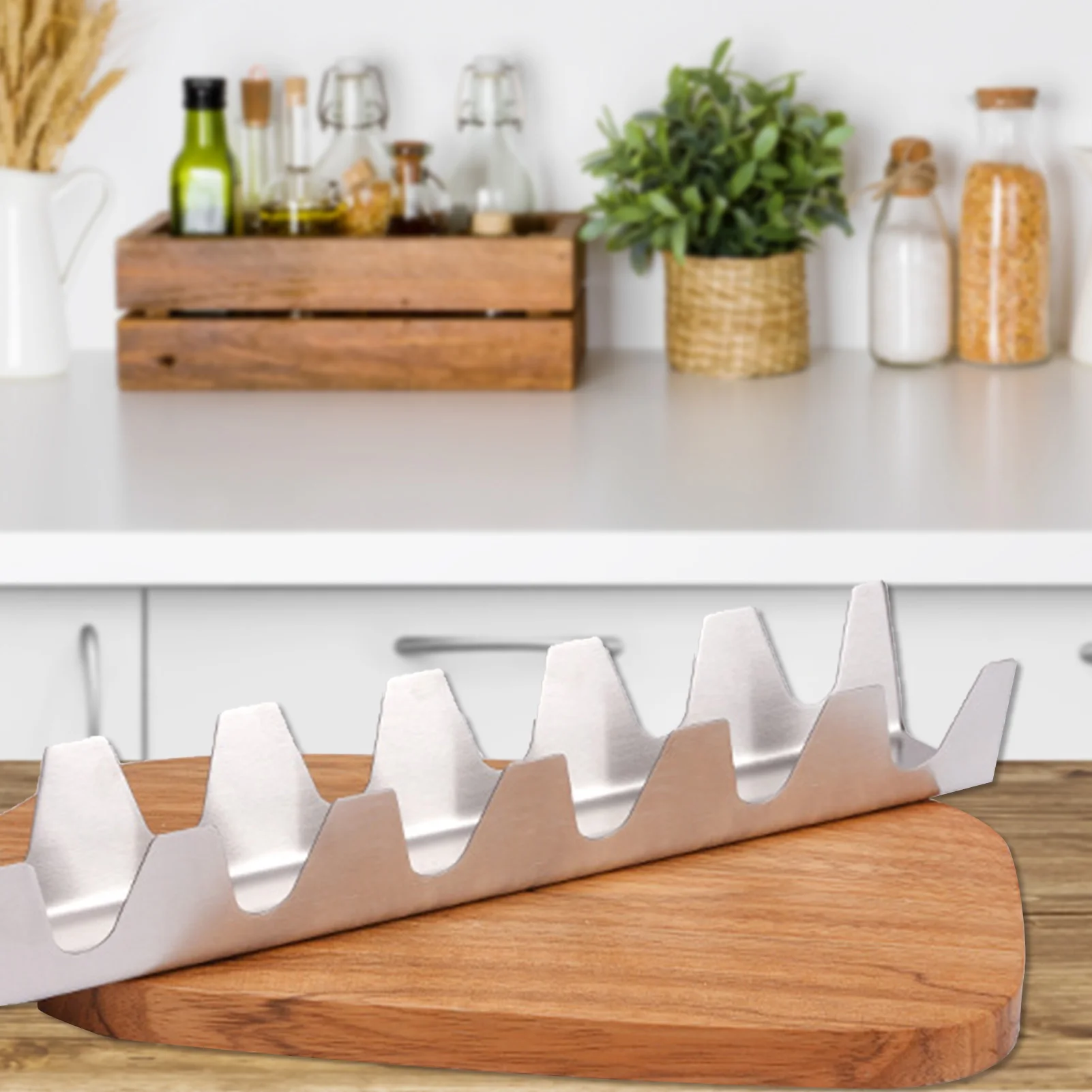 

Taco Holder Rack Taco Stand Up Tray Taco Holders Stainless Steel Taco Stand Rack Tray Oven Safe For Baking Dishwasher And Grill
