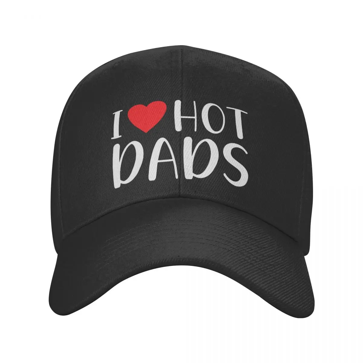 

Бейсболки для взрослых I Love Hot Dads, шляпа от солнца в форме сердца, бейсболки для папы, дышащие Снэпбэк кепки, шляпы для гольфа, оптовая продажа,...
