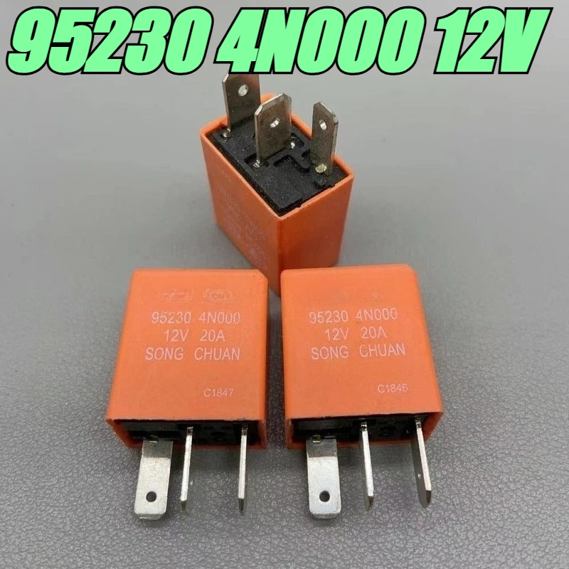 

(Совершенно новый оригинал) 1 шт./лот 100% оригинальное реле: 95230 4N000 12 В 20 А 3 контакта автомобильное реле звукового сигнала