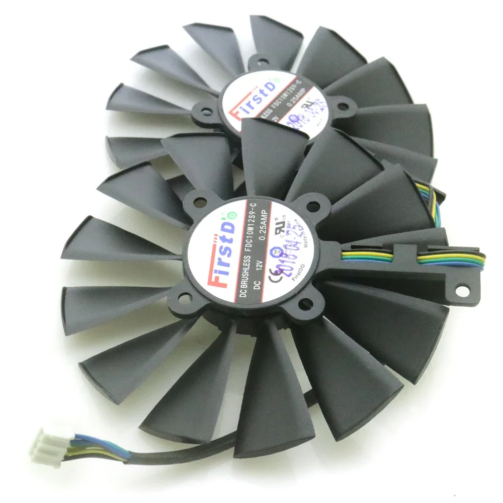 FDC10M12S9-C 12 В 0,25 А 95 мм вентилятор для ASUS CERBERUS-GTX 1070Ti-A8G GTX1070ti CERBERUS ADVANCED кулер для видеокарты охлаждающий вентилятор (art.: 3920cbdb22318) - 3920cbdb22318