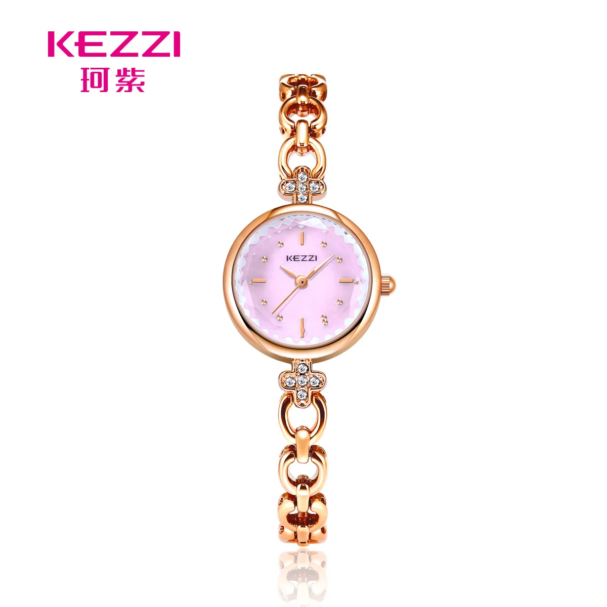 KEZZI fine strap watch girl niche fresh watch party girl half bracelet women's watch