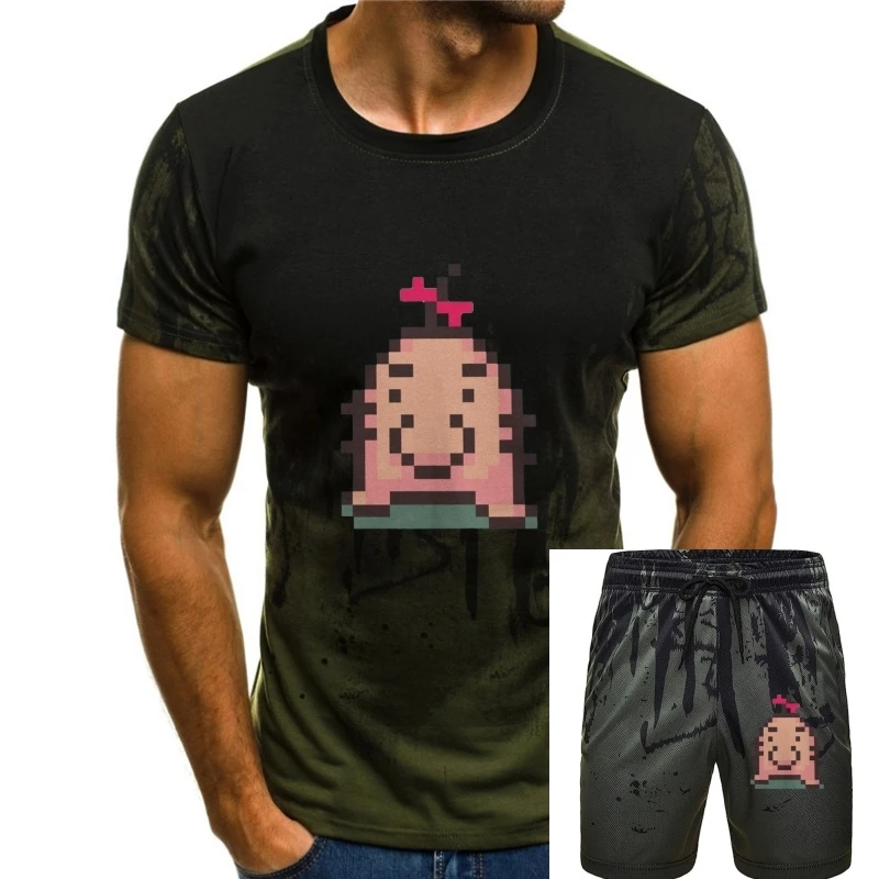 

Ness Mr. Tshirts Men's Pure Cotton Amazing Tee Shirts Crewneck Earthbound Mother RPG Tees Clothing Harajuku