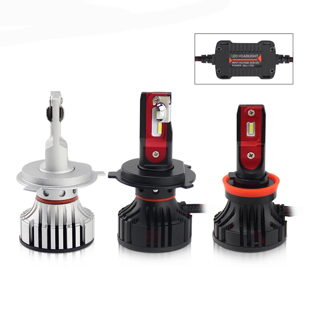 

Wholesale price auto lighting system canbus h1 h4 car led bulb headlamp F2 led headlight