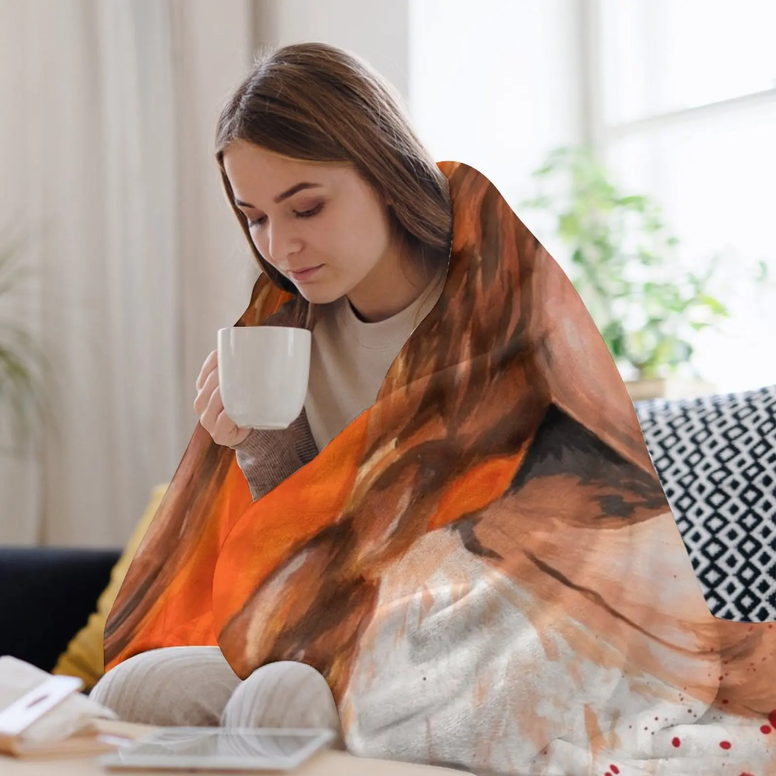 Кукла Аннабель одеяло с изображением ужасов декоративные кровати роскошное для