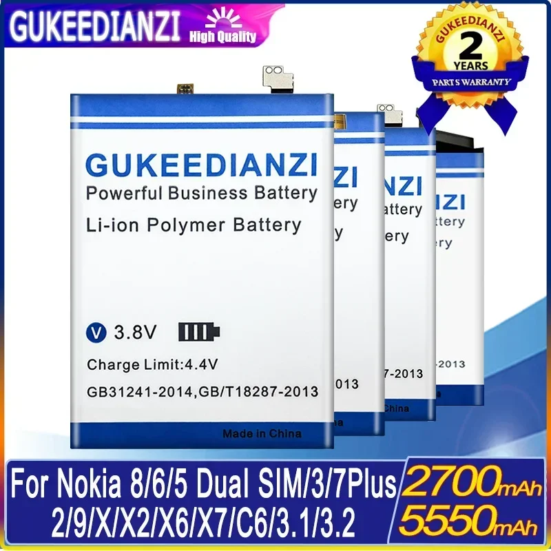 Аккумулятор для NOKIA HE319 HE342 HE321 BN-01 HE336 HE328 HE316 BV-5S Nokai X X2 2 3 1 5 6 C6 X6 7 X7 8 9