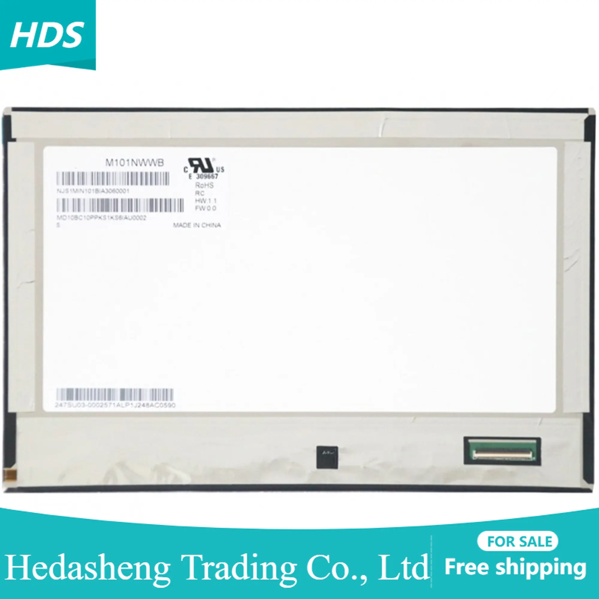 

M101NWWB RC 10.1 Inch 1280×800 FHD Display WithoutTouch Perfect working Fully tested Original Screen