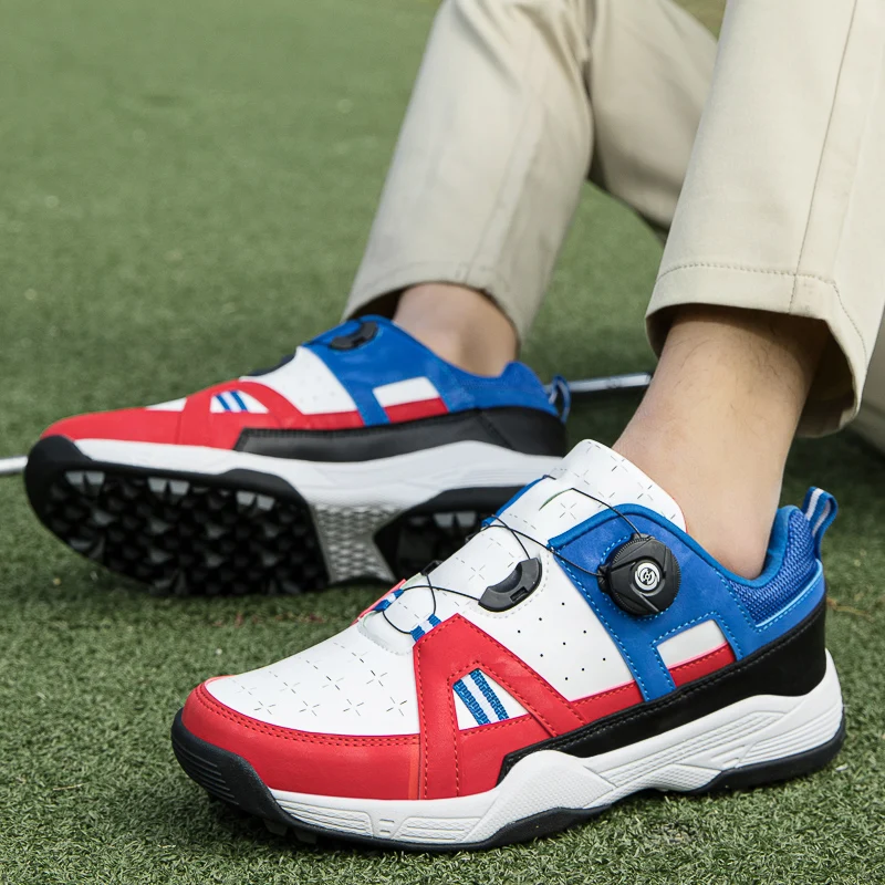 

New Luxury Golf Shoes Men Women Big Size 35-46 Golf Sneakers Outdoor Comfortable Walking Sneakers Anti Slip Walking Shoes