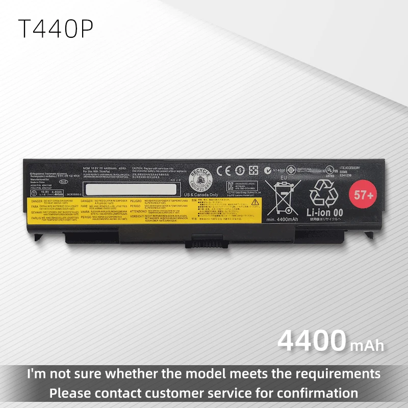 

Аккумулятор для ноутбука Lenovo ThinkPad T440P T540p L440 L540 W541 45N1152/1153/1149/1151/1769/1779/1150/1160/1161/1147/1146/