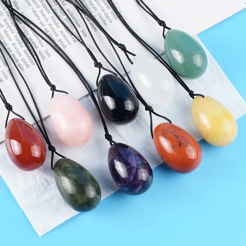 40*25 Нефритовое яйцо среднего размера вагинальный массажный шарик для ухода