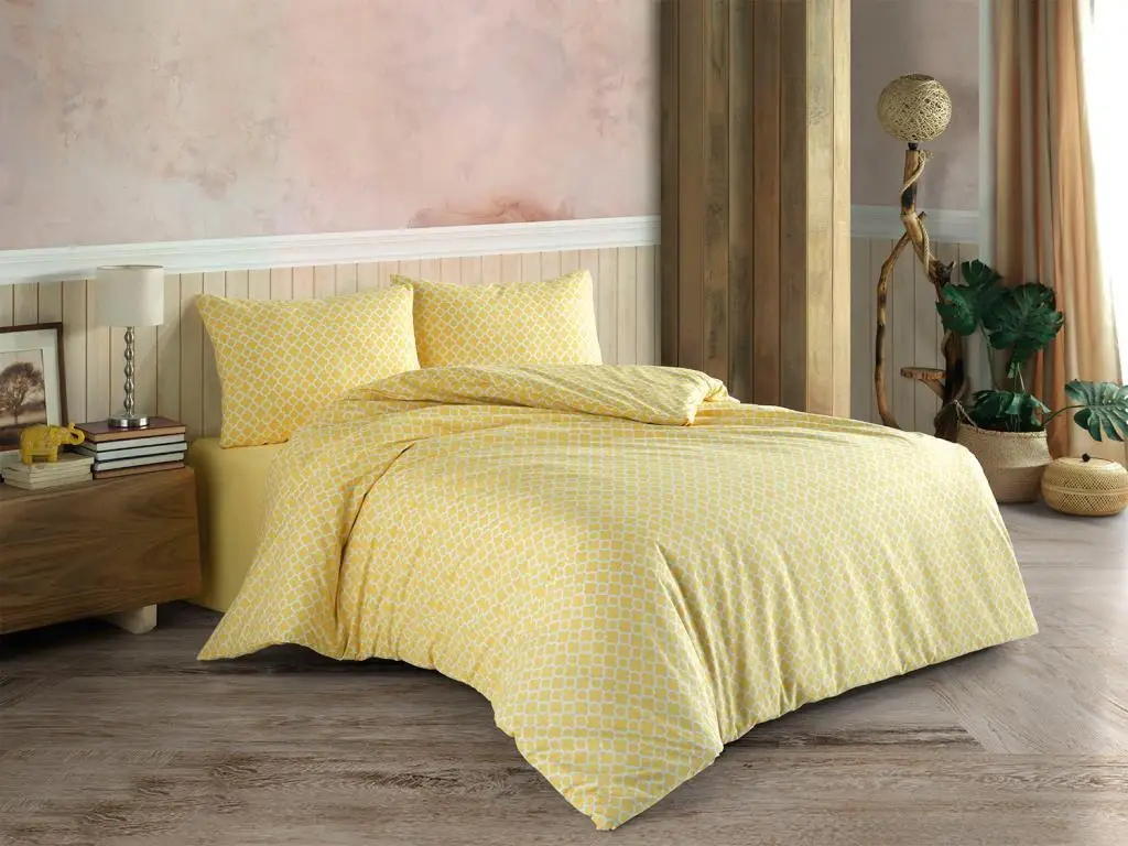 

Dowry disemi ellipse double duvet cover set yellow