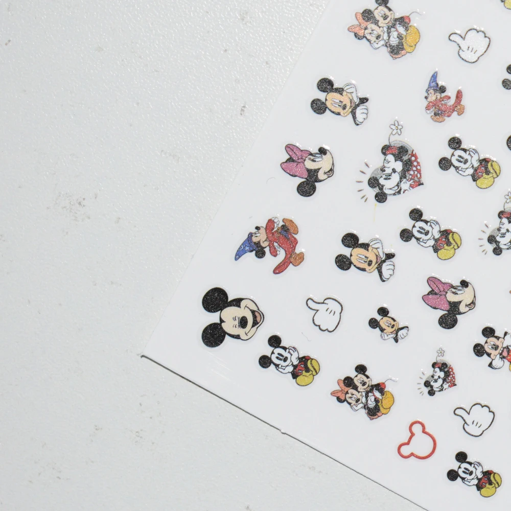 

1PCS 3D Disney Collection Nail Art Sticker DIY Mickey and Minnie Funny Self Adhesive Nail Slider Nail Art Decorative Decal