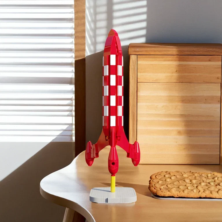 Луна ракета строительные блоки набор Мультяшные приключения путешествие космос