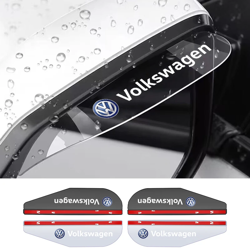 2 шт. автомобильное зеркало заднего вида наклейка от дождя брови авто боковое