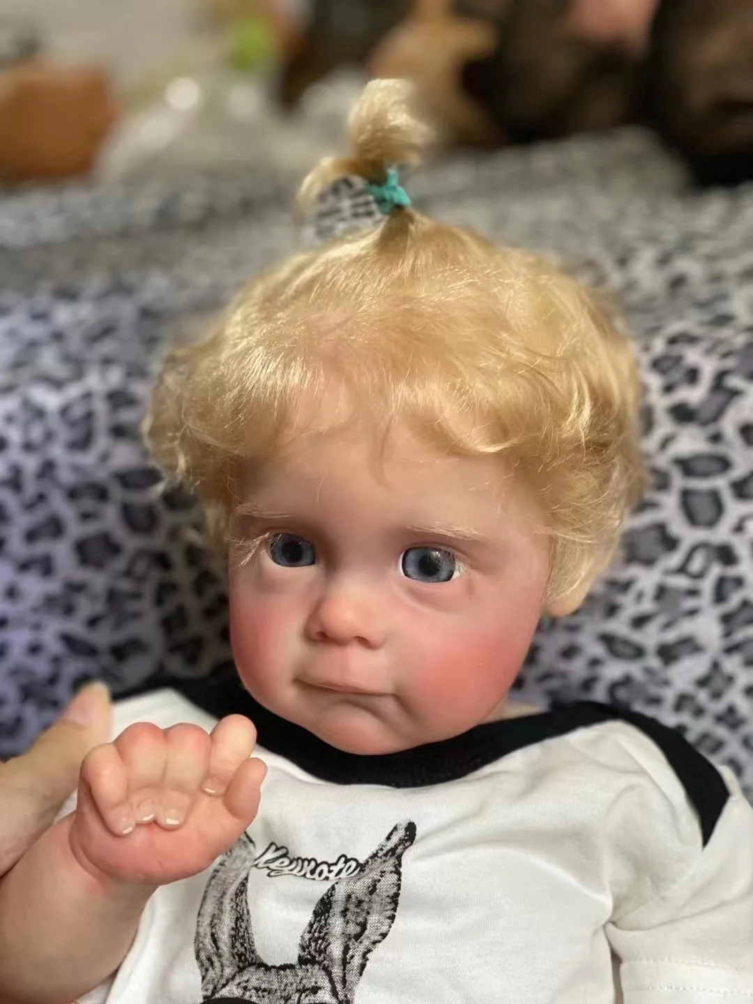 

Готовая Кукла реборн FBB 24 дюйма, Мэгги 100%, ручная роспись с имплантированными волосами, как на картинке, игрушки для детей