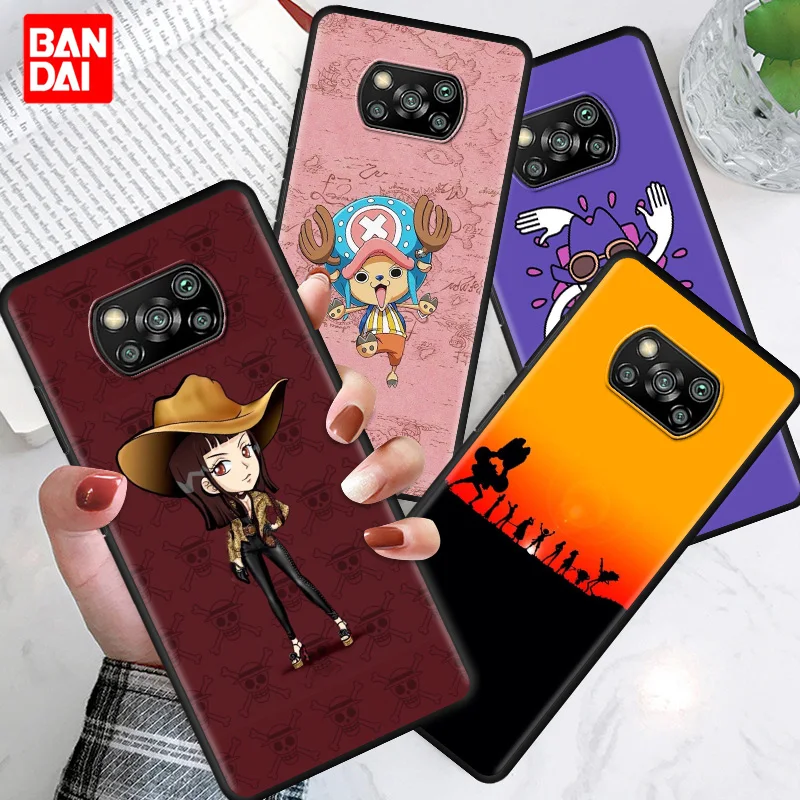 

One Piece Character Cartoon Case for Xiaomi Poco X3 NFC F3 M3 11t 11 Lite Ultra Redmi Note 10s 10t Pro 5G Cover Silicone Soft
