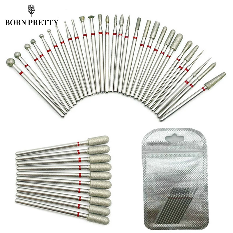 7/10 шт. набор сверл для ногтей ротерия электрические фрезы педикюра пилки