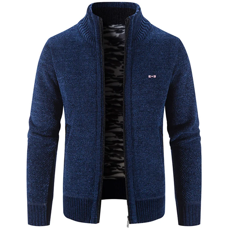 

Men Autumn Winter New in Sweatercoats Male Sweater Jackets Casual Zipper Knitwear Homme Eden Pairs Rugby Knitted Coats