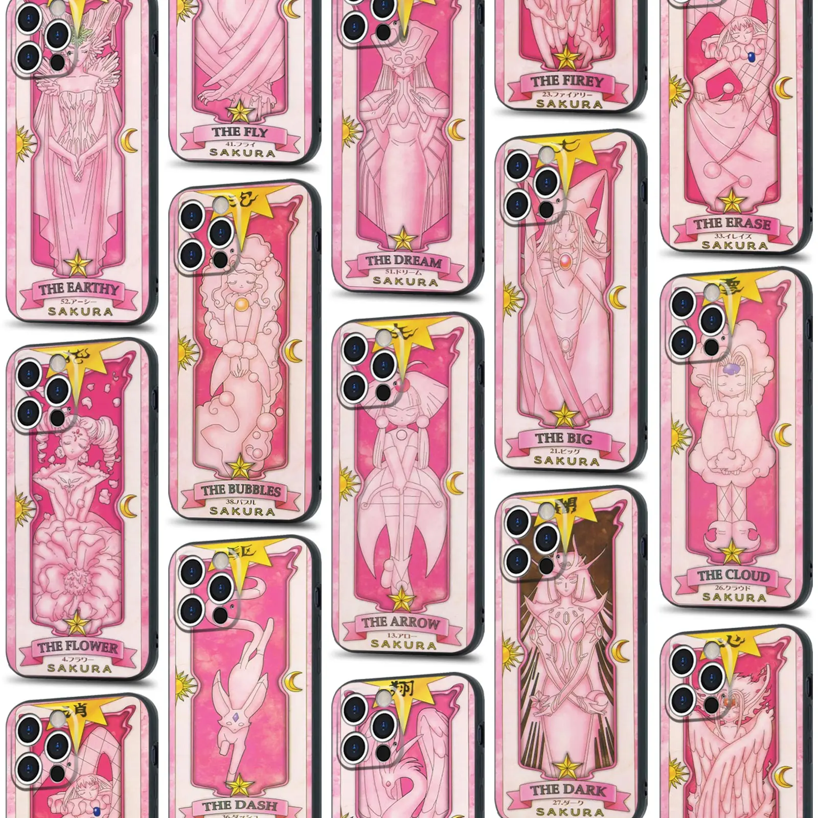 Clow Card Cardcaptor Sakura аниме Мягкий силиконовый чехол для телефона iPhone SE 6s 7 8 Plus X XR XS 11 12 13