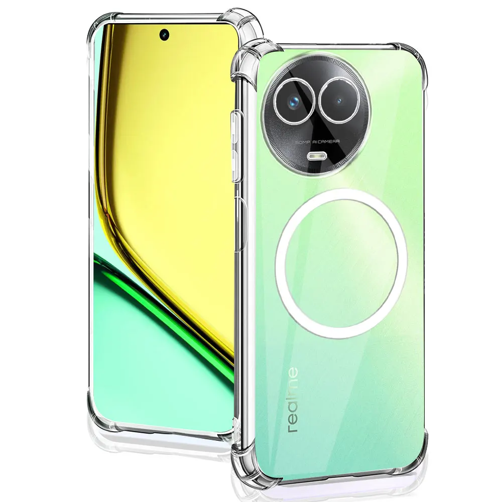 Для Realme V50S V60S телефон с беспроводным магнитным кольцом-наклейкой Мягкая