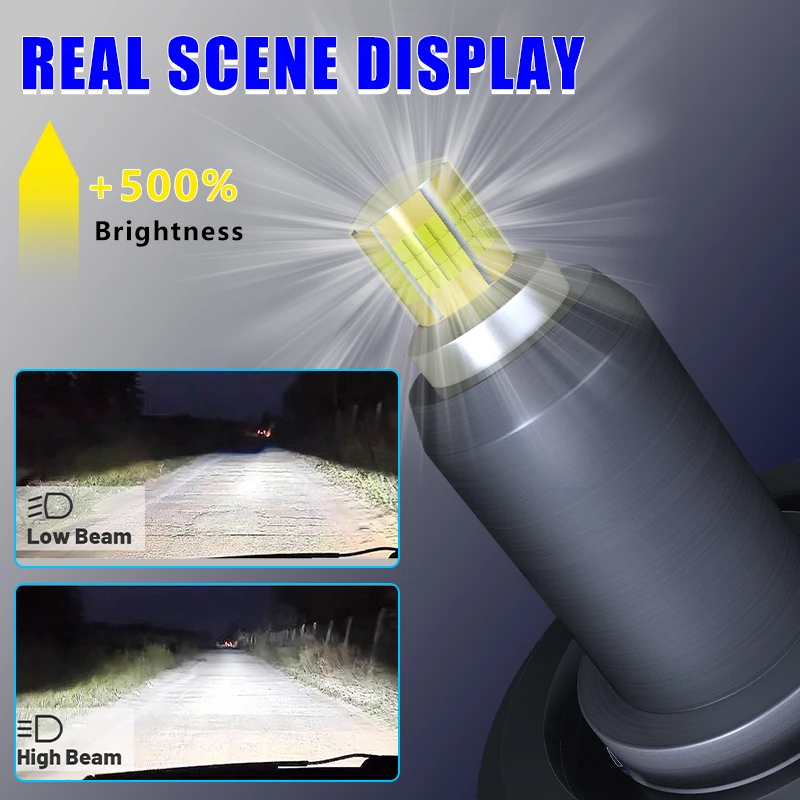 CARSNAKE 360 H7 Светодиодные лампы для фар автомобилей Мини-размер Простая установка