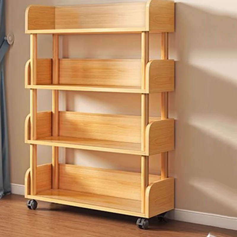 

Книжная полка для библиотеки, деревянная полка для детей, гостиной, книжная полка для спальни, мебель для гостиной, BL50BS