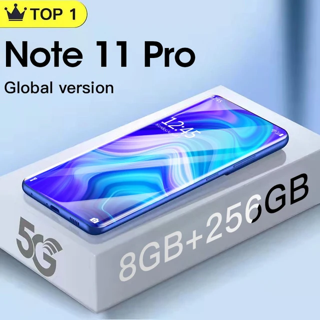 Note 11 Pro 5G Smartphone GlobaleVersion 5.8Inch Mobile phone 8GB+256GB 1